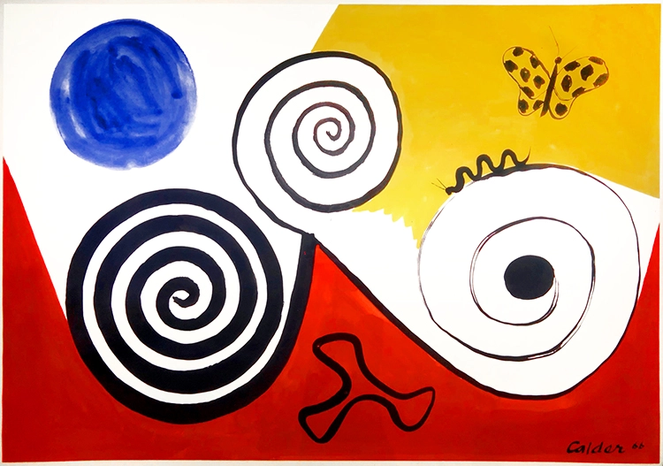 Alexander Calder Caterpillar Spiral