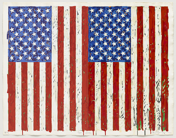 Jasper Johns | Jasper Johns Flags I (ULAE 128)