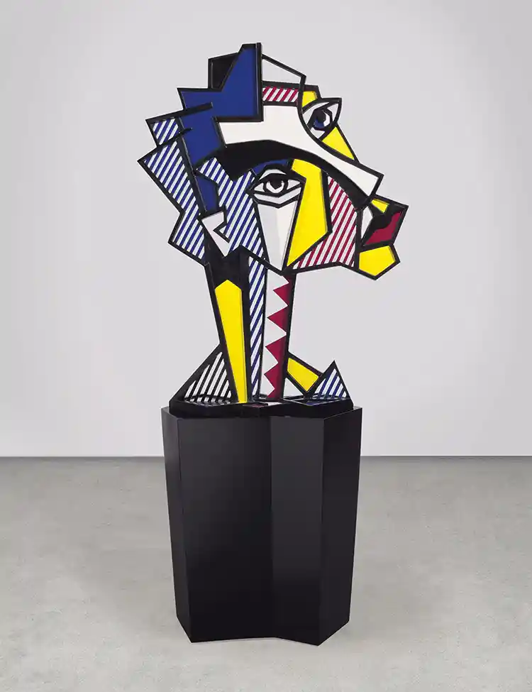 Roy Lichtenstein Expressionist Headh